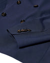 Lui  Dynamic Luxe Double Breasted Blazer Navy