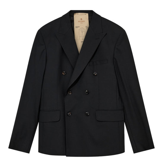 Lui Dynamic Luxe Double Breasted Blazer Black