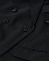 Lui Dynamic Luxe Double Breasted Blazer Black