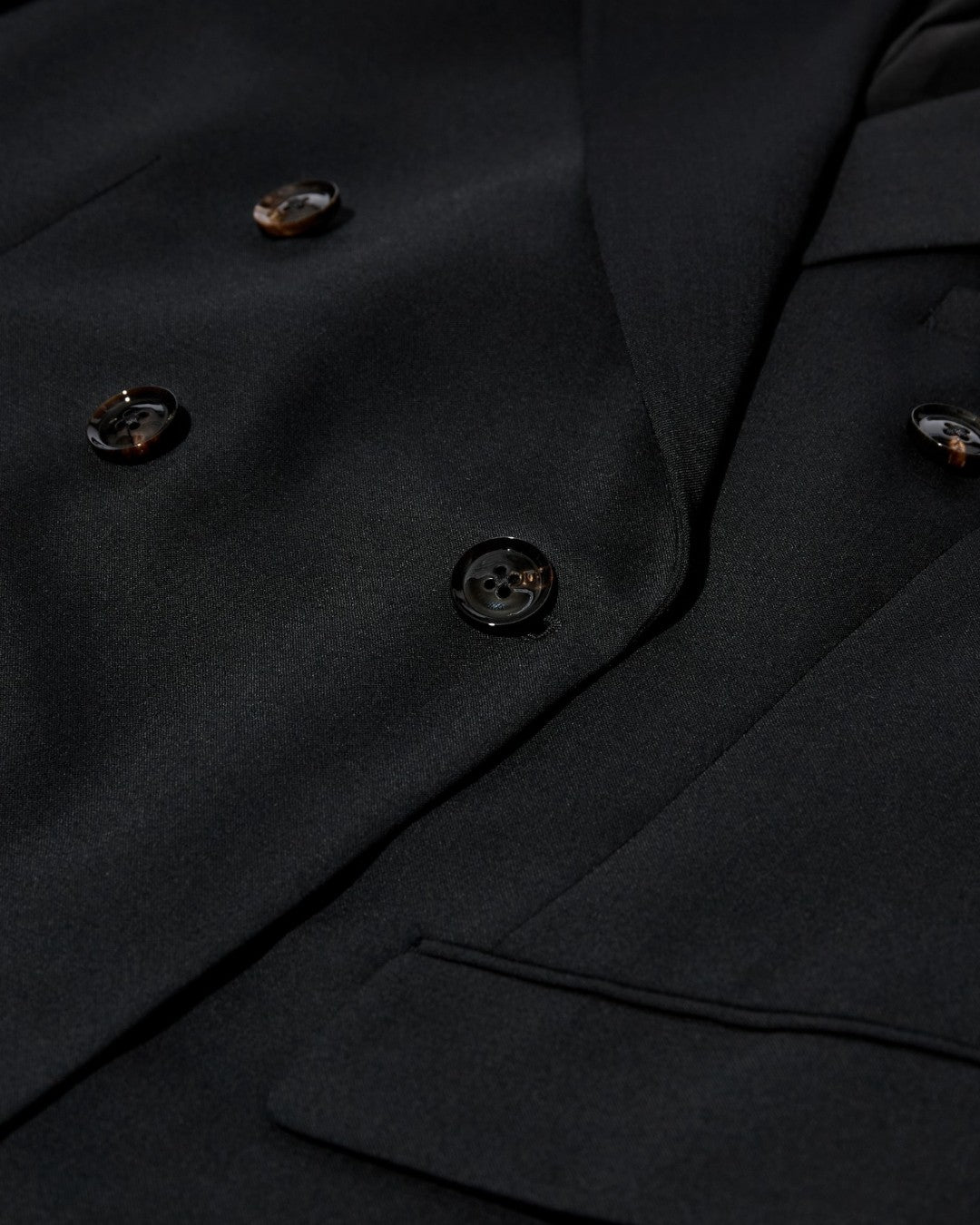 Lui Dynamic Luxe Double Breasted Blazer Black
