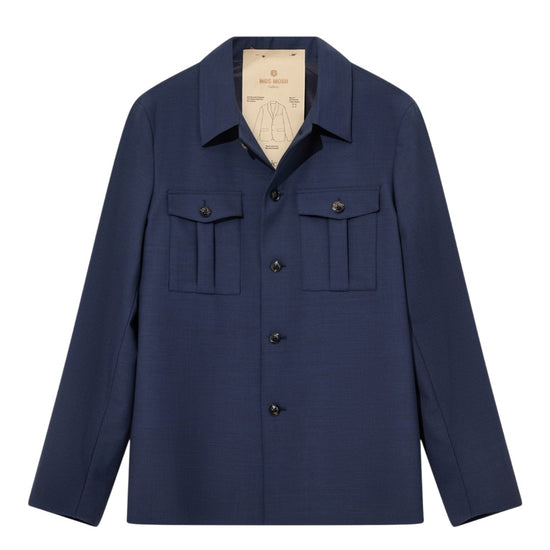 Jacob Dynamic Luxe Overshirt Navy