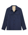 Jacob Dynamic Luxe Overshirt Navy
