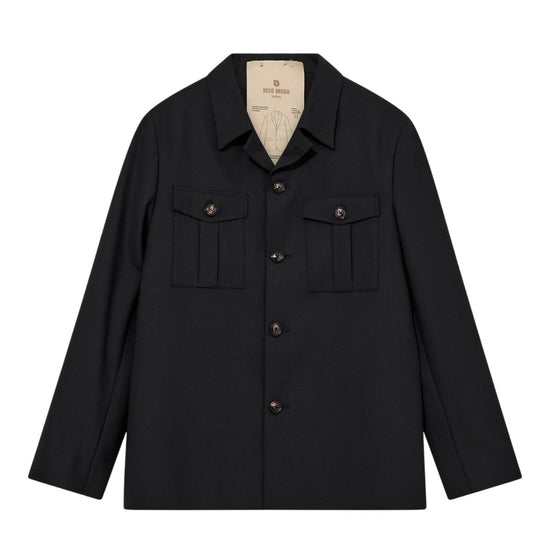 Jacob Dynamic Luxe Overshirt Black