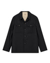 Jacob Dynamic Luxe Overshirt Black