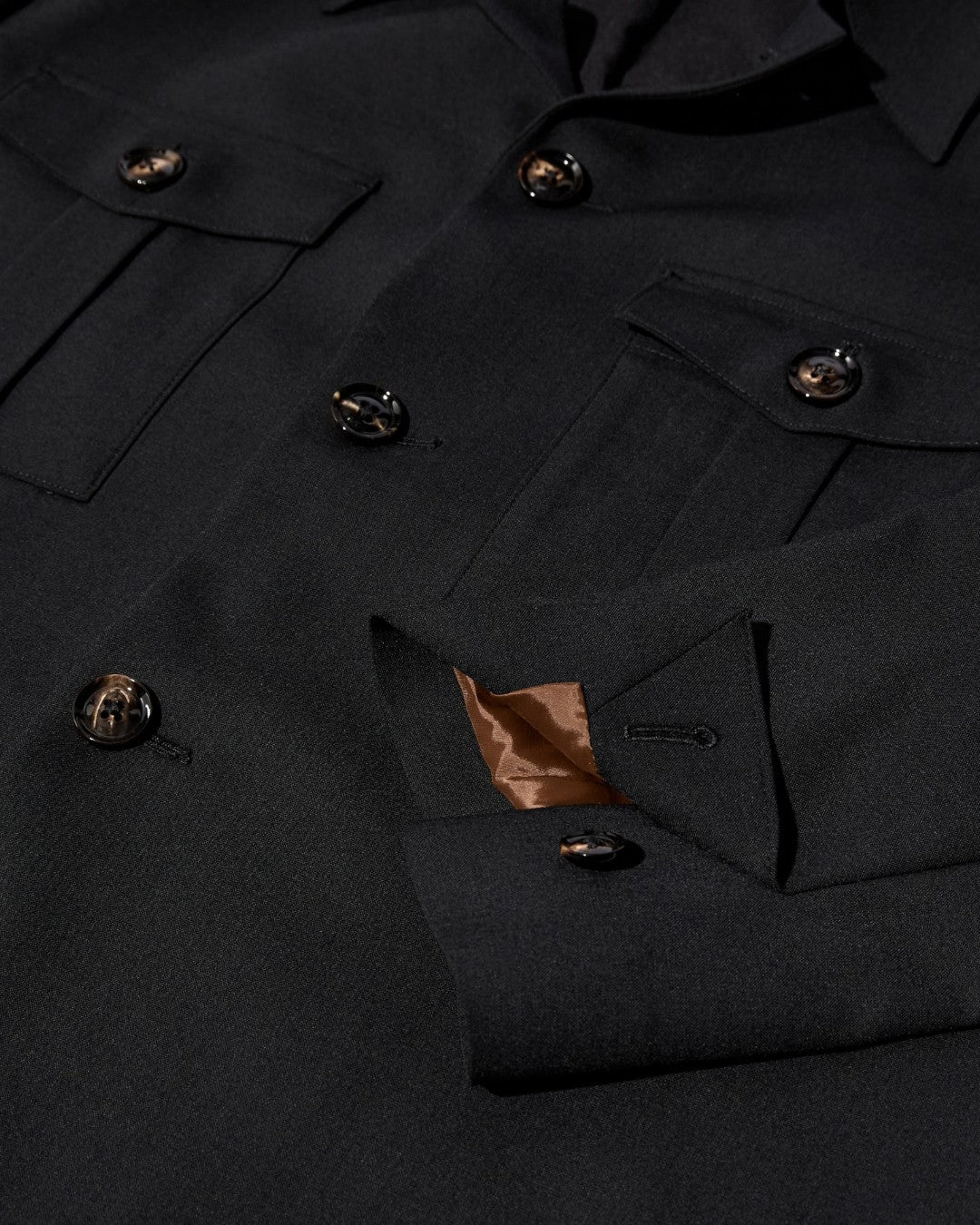 Jacob Dynamic Luxe Overshirt Black
