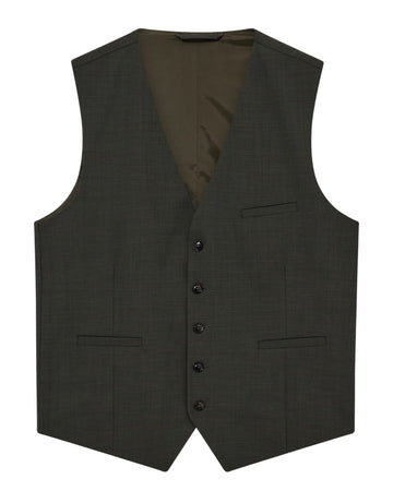 Henry Dynamic Luxe Waistcoat Dark Green