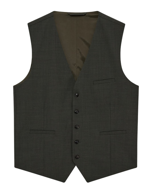 Henry Dynamic Luxe Waistcoat Dark Green