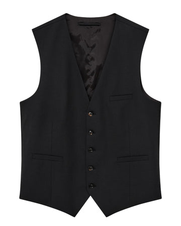Henry Dynamic Luxe Waistcoat Black
