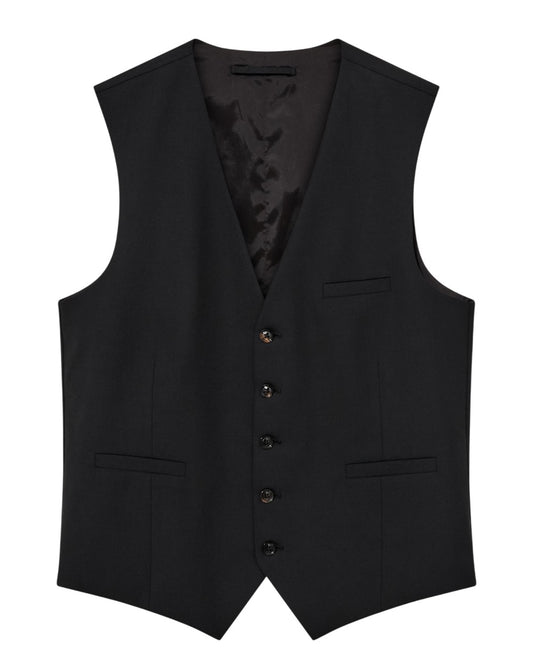 Henry Dynamic Luxe Waistcoat Black