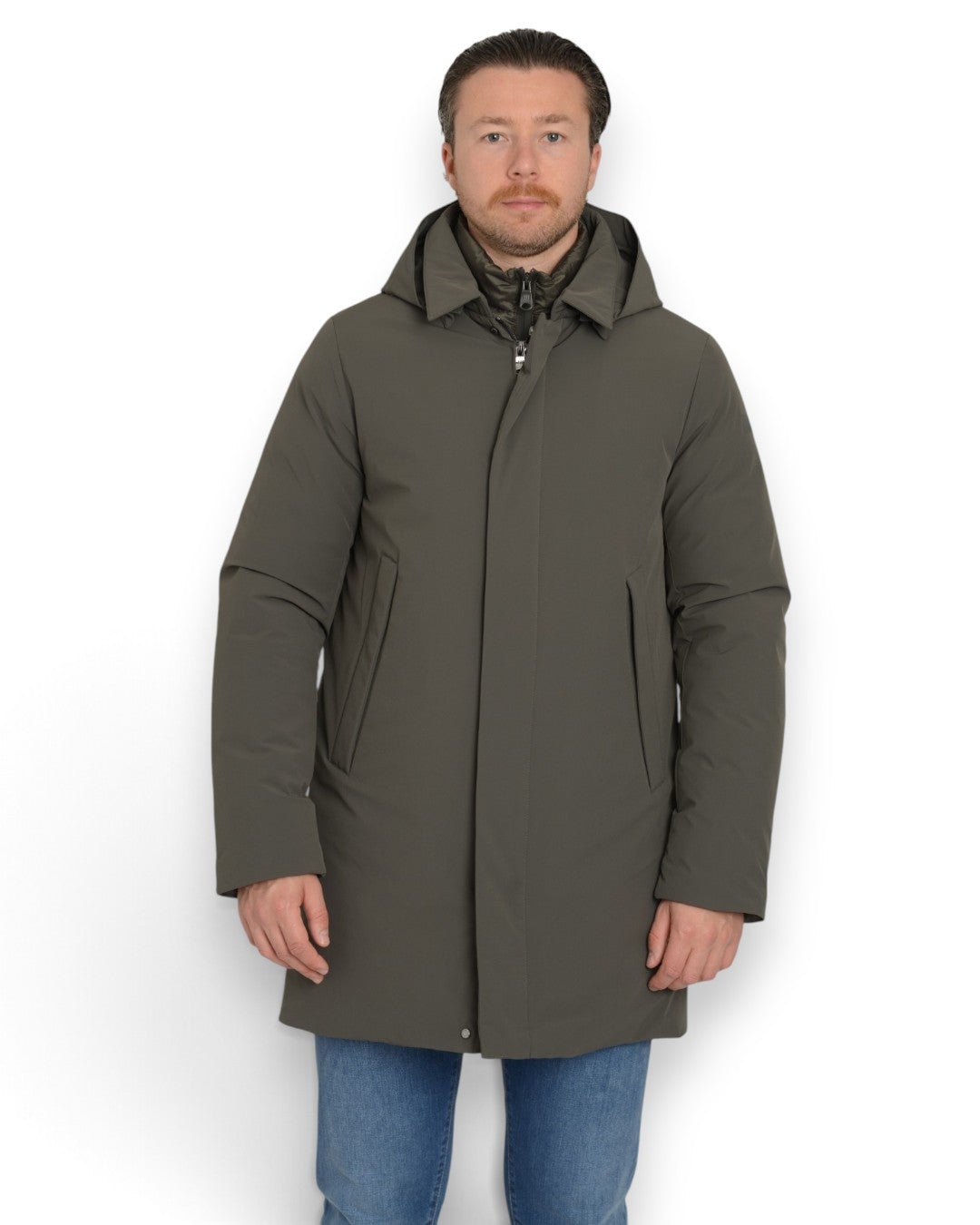 EDGAR MAN COAT WITH DETACHABLE HOOD SQL