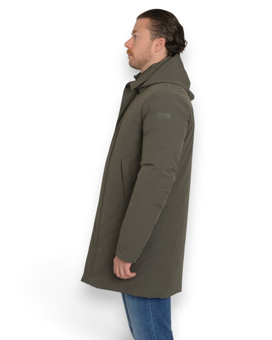 EDGAR MAN COAT WITH DETACHABLE HOOD SQL