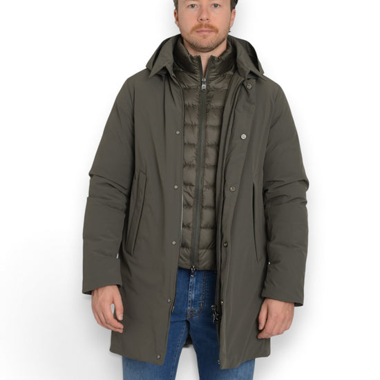 EDGAR MAN COAT WITH DETACHABLE HOOD SQL