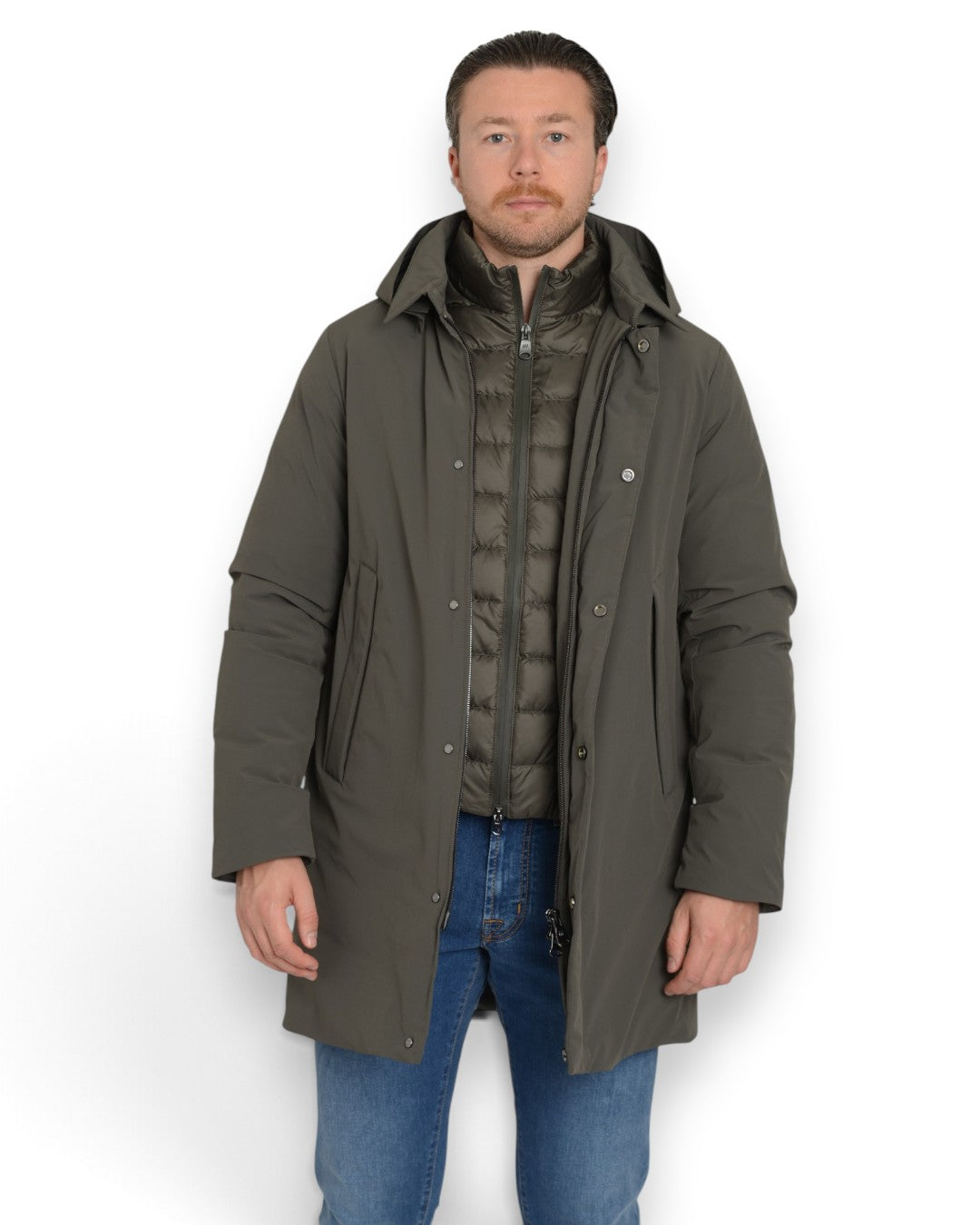 EDGAR MAN COAT WITH DETACHABLE HOOD SQL