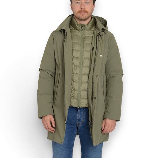EDGAR MAN COAT WITH DETACHABLE HOOD VLH