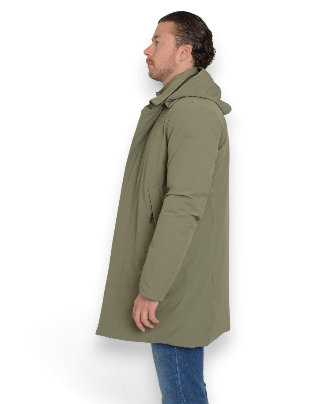 EDGAR MAN COAT WITH DETACHABLE HOOD VLH