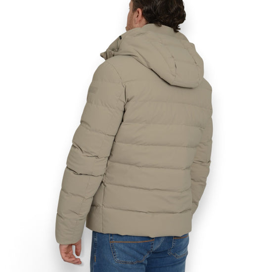 BOLLY MAN QUILTED JACKET WITH FIXED HOOD ARH