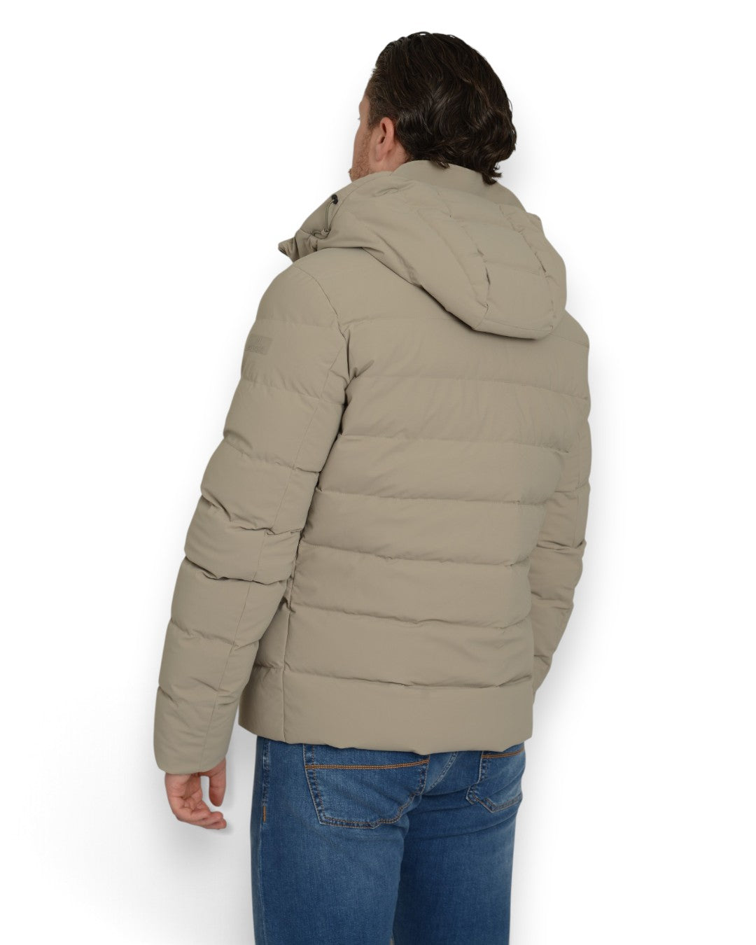 BOLLY MAN QUILTED JACKET WITH FIXED HOOD ARH