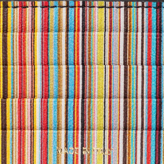 MEN  WALLET BILLFOLD PS STRIPES BLACK