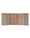 MEN  WALLET BILLFOLD PS STRIPES BLACK
