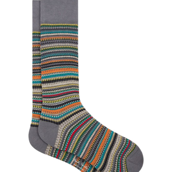 MEN SOCK 3 PACK PIQUE SIGNATURE BLU