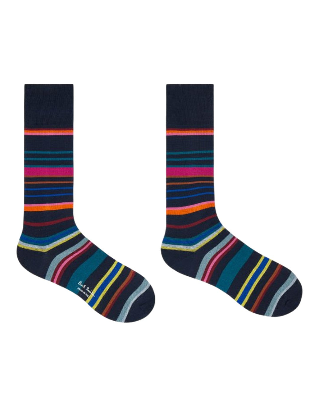 MEN SOCK 3 PACK NAVY PS S TRIPES