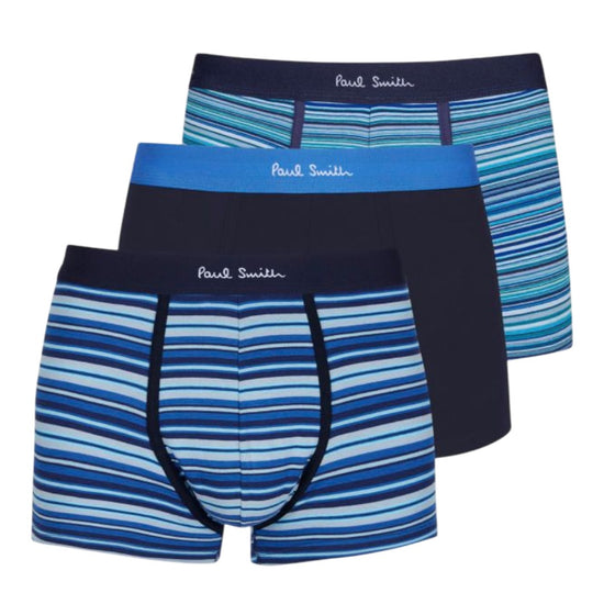 MEN TRUNK 3 PACK NAV PL/STR