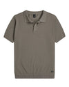 Rice Polo Steel Green Pique