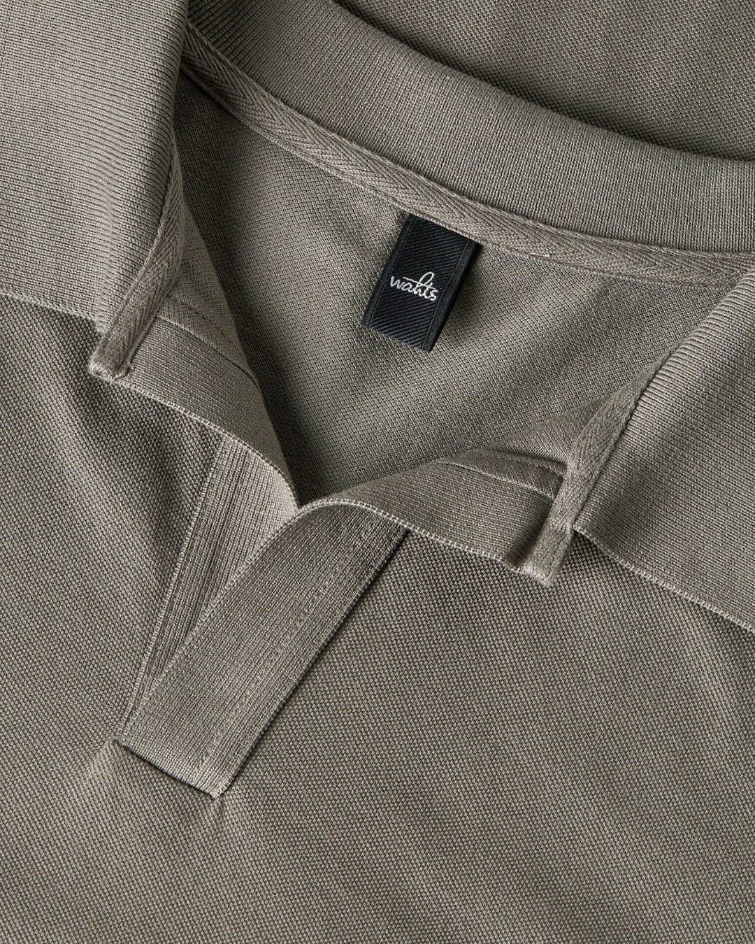 Rice Polo Steel Green Pique