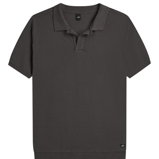 Rice Polo Dark Brown Pique
