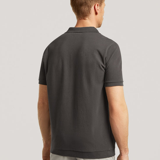 Rice Polo Dark Brown Pique