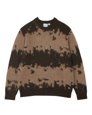 MOHAIR SPLATTER SWEATER TAUPE