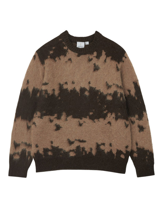 MOHAIR SPLATTER SWEATER TAUPE