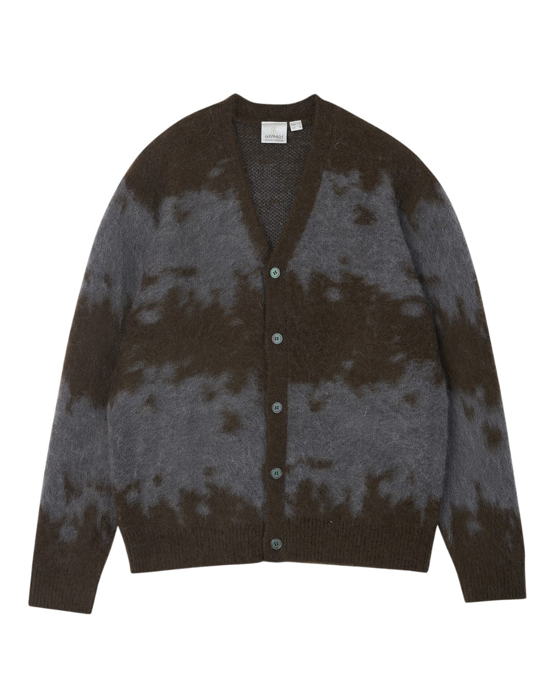 MOHAIRS PLATTER CARDIGAN SLATE