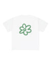 Line Flower T-shirt Green
