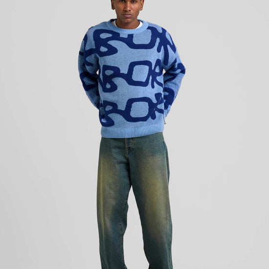 Flower Crewneck Black