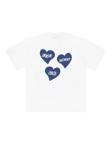 Triple Love T-shirt Blue