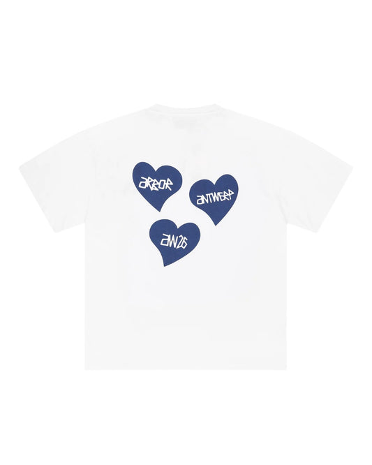 Triple Love T-shirt Blue