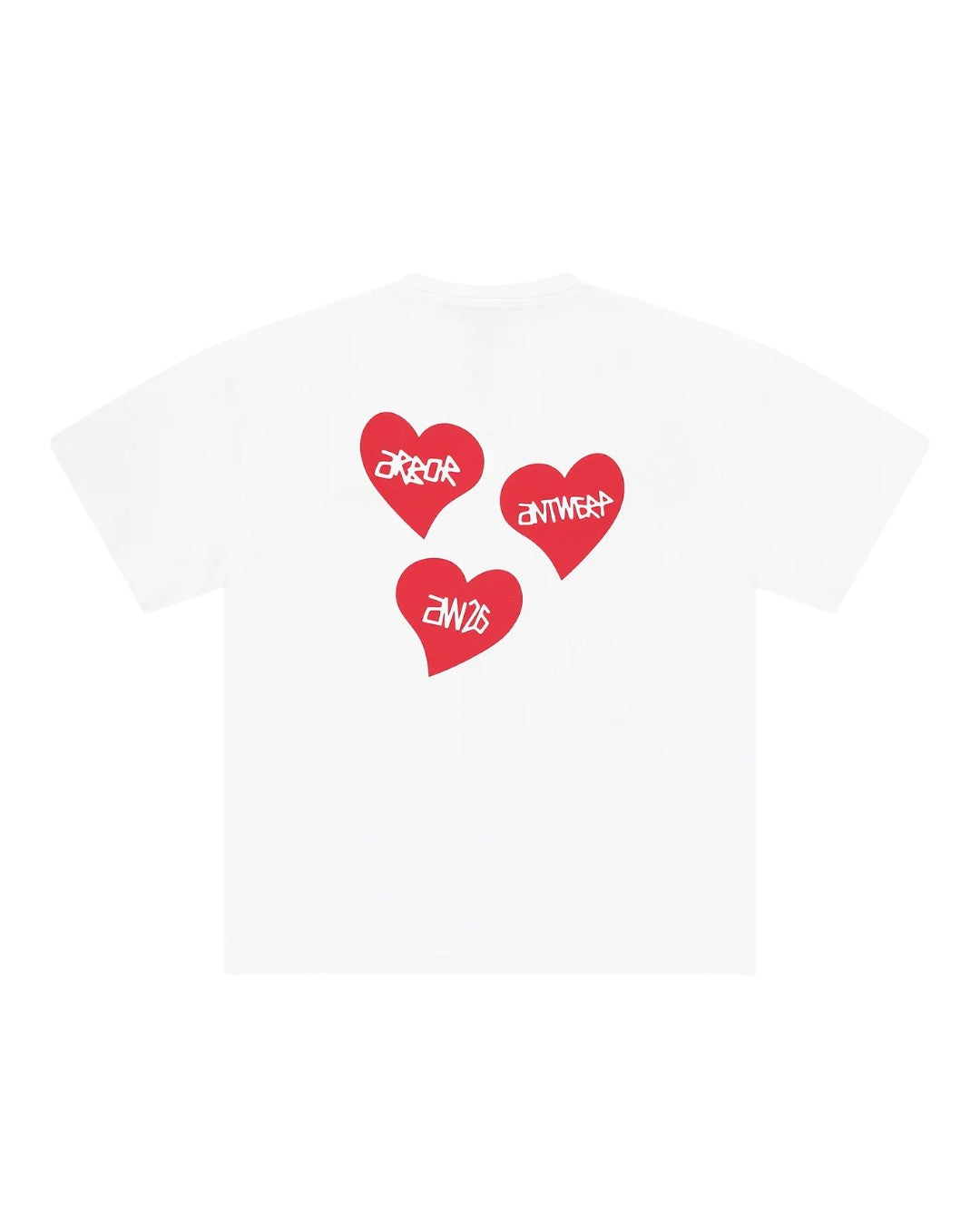 Triple Love T-shirt Red