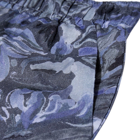 Holt Sun Linen Shorts Indigo Navy