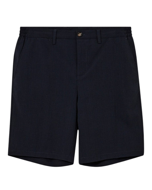 MMGHunt Seer Tencel Check Shorts Navy