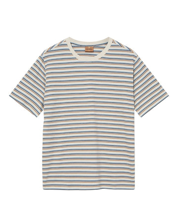 Diaz Stripe OSS Tee Ecru