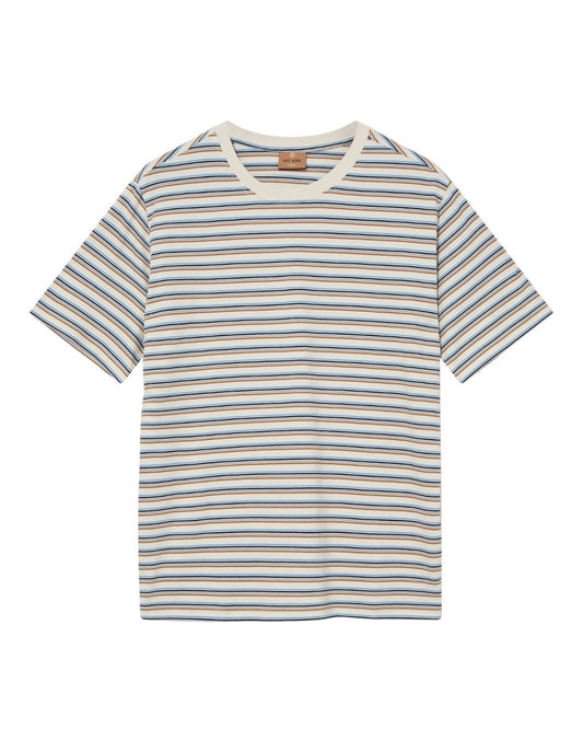 Diaz Stripe OSS Tee Ecru