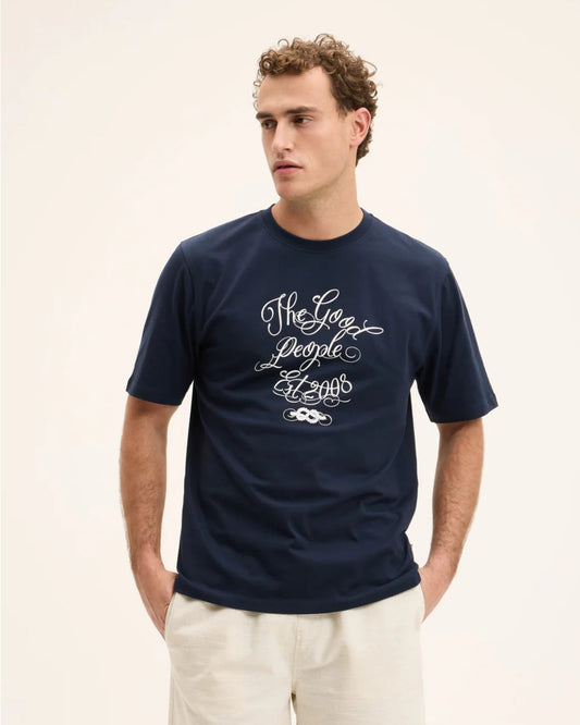 Oscar T-shirt Logo Navy