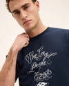 Oscar T-shirt Logo Navy