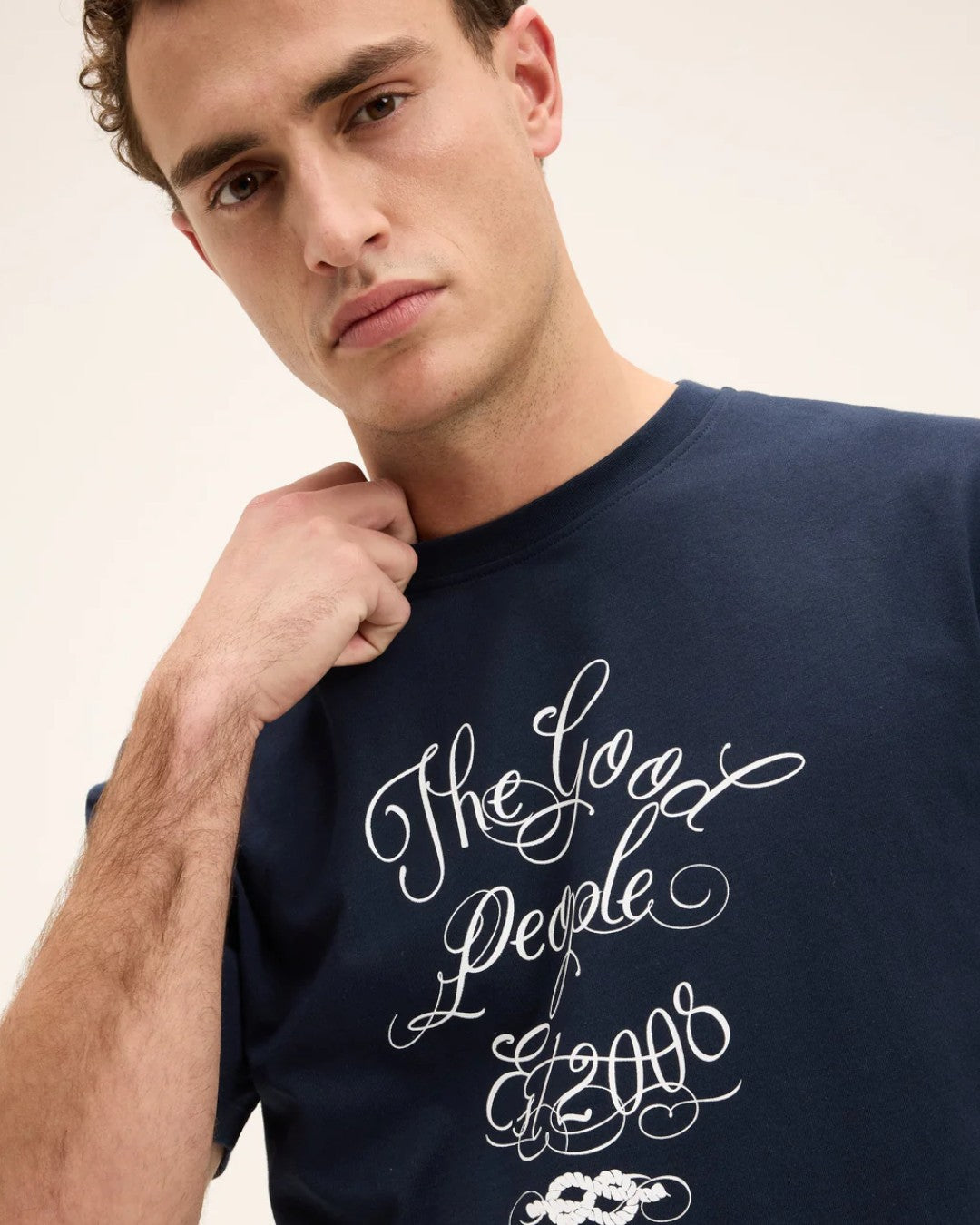 Oscar T-shirt Logo Navy