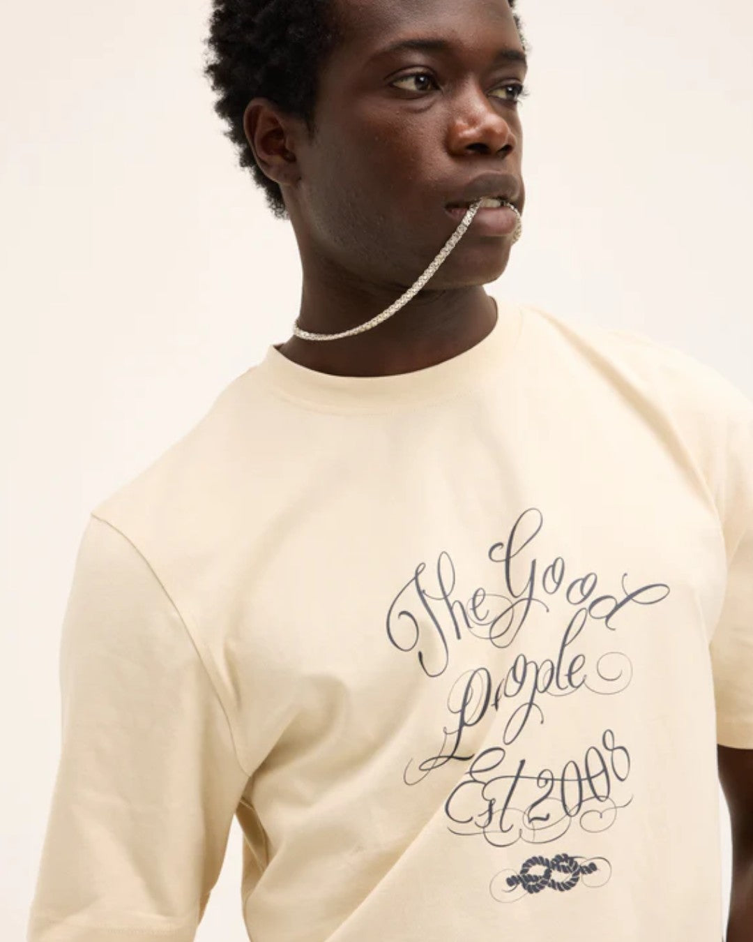Oscar T-shirt Logo Off white