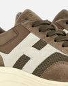 Hogan Hyperlight Sneakers Brown Beige Mesh
