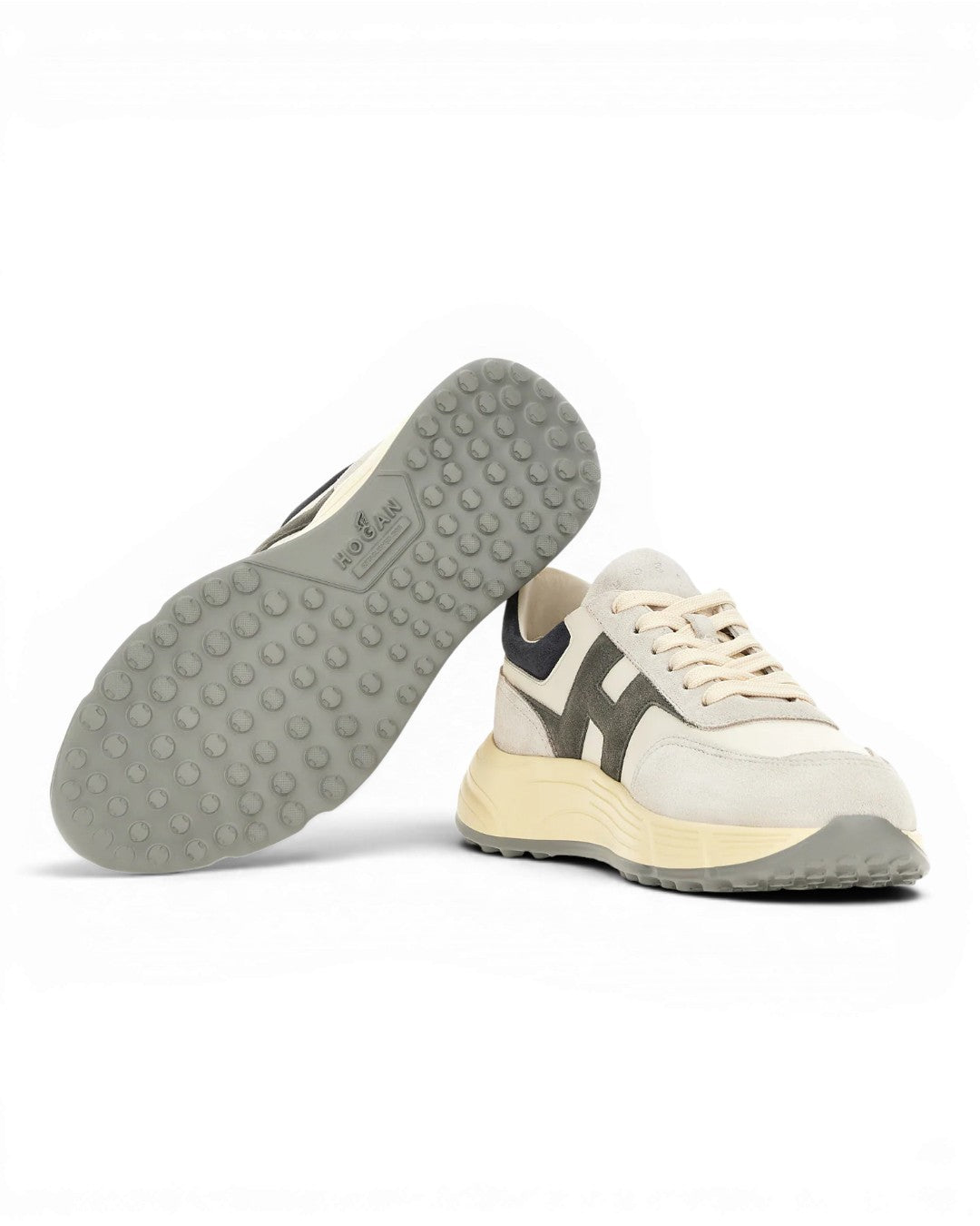 Hogan Hyperlight Sneakers H563 Ivory Grey Blue