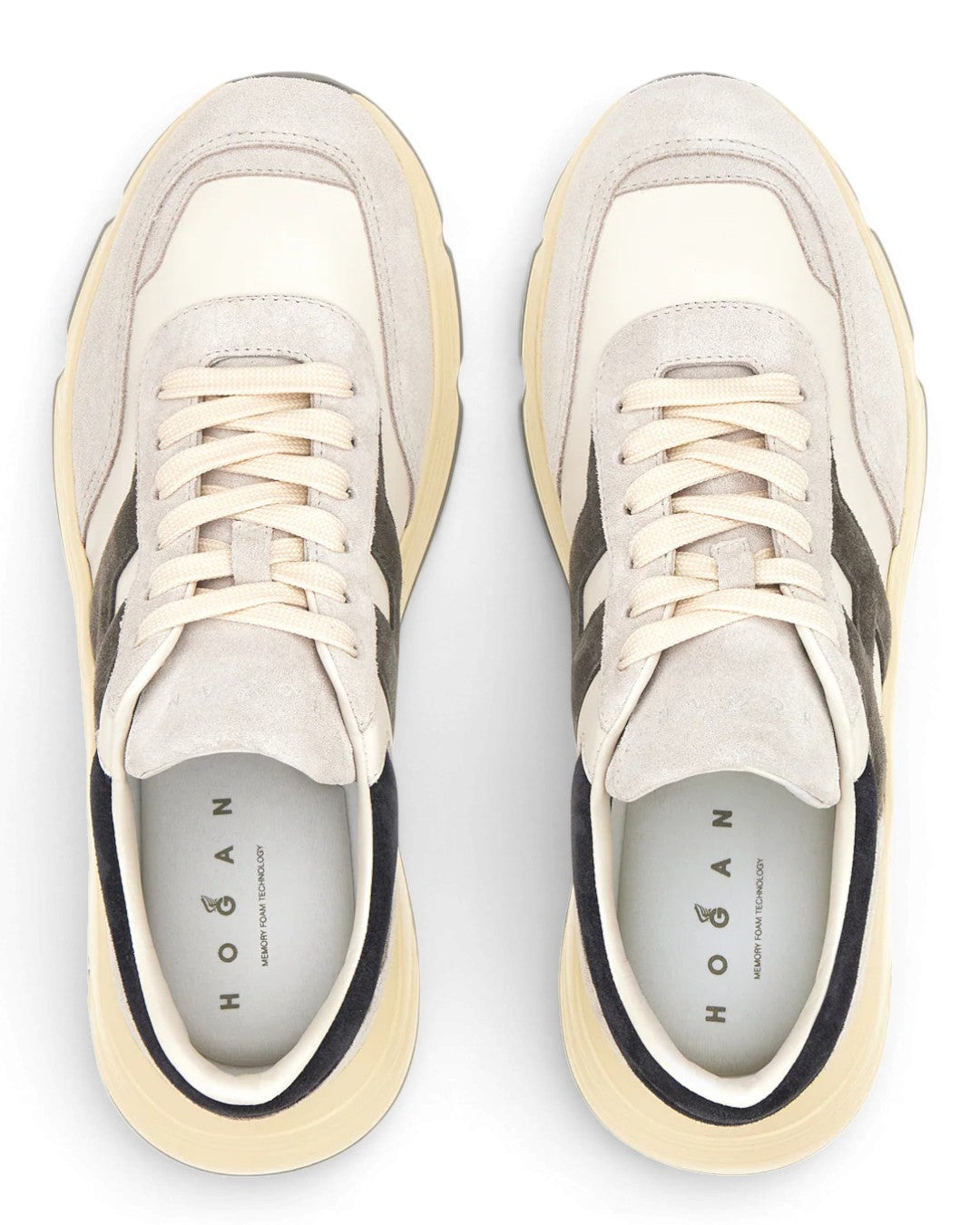 Hogan Hyperlight Sneakers H563 Ivory Grey Blue