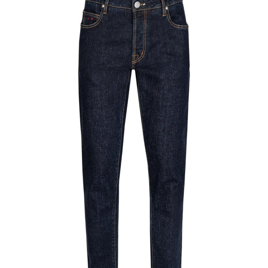 Brando Tapered Fit Denim Blu Raw R-elax Tobacco